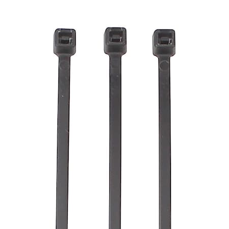 Phillips Cable Tie, 7-1/2 in L, 2 in Max Bundle Dia., Black, ABS, 50 lb Strength 8-43087